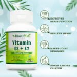 Health Veda Organics Vitamin D3+K2 Supplement – Bone Health Booster (60 Veg)