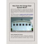 Guide On Garage Door System Work