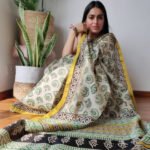 Buy Hand Block Printed Saree | Aarav Collection