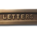 Buy Brass Letterbox for Front Door at  Brass and Metal