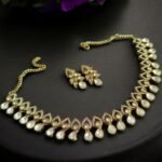 Raindrops Kundan Necklace Set